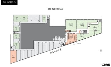 1655 Dupont St, Toronto, ON for lease Floor Plan- Image 1 of 1