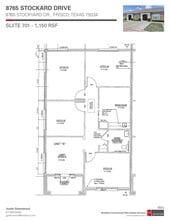 8765 Stockard Dr, Frisco, TX for lease Floor Plan- Image 1 of 1