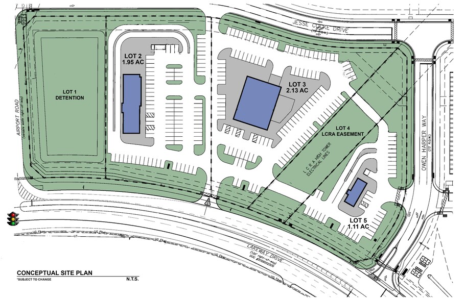 2211 Lakeway Drive, Georgetown, TX for lease - Site Plan - Image 1 of 2