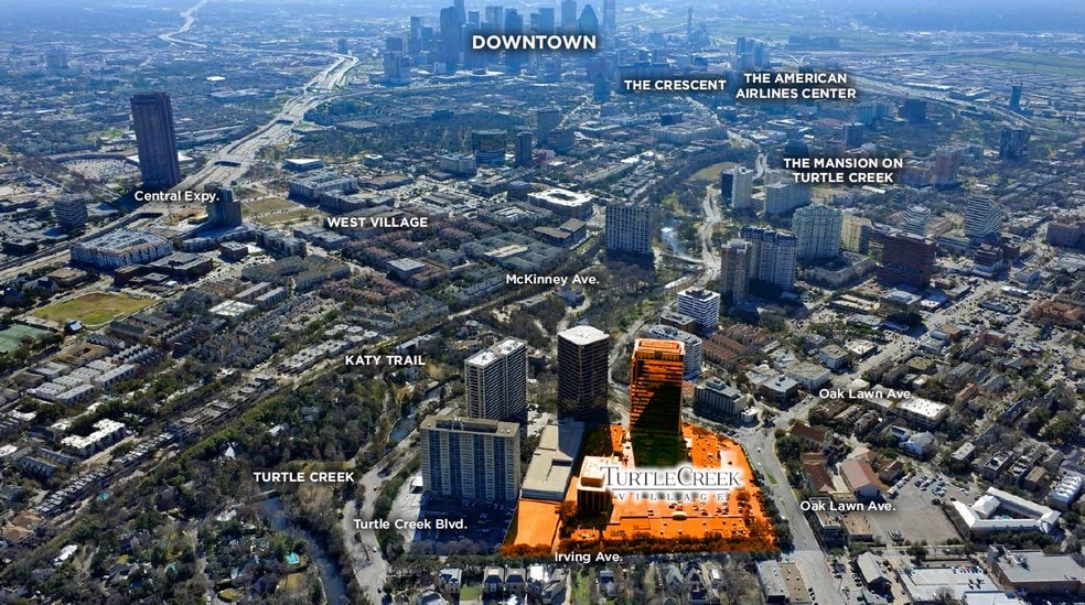 3838 Oak Lawn Ave, Dallas, TX for lease - Aerial - Image 3 of 24