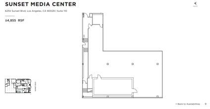 6255 W Sunset Blvd, Los Angeles, CA for lease Floor Plan- Image 1 of 1