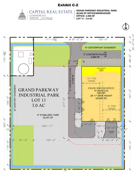 23555 Clay Rd (Lot 11), Katy, TX for lease - Site Plan - Image 2 of 2