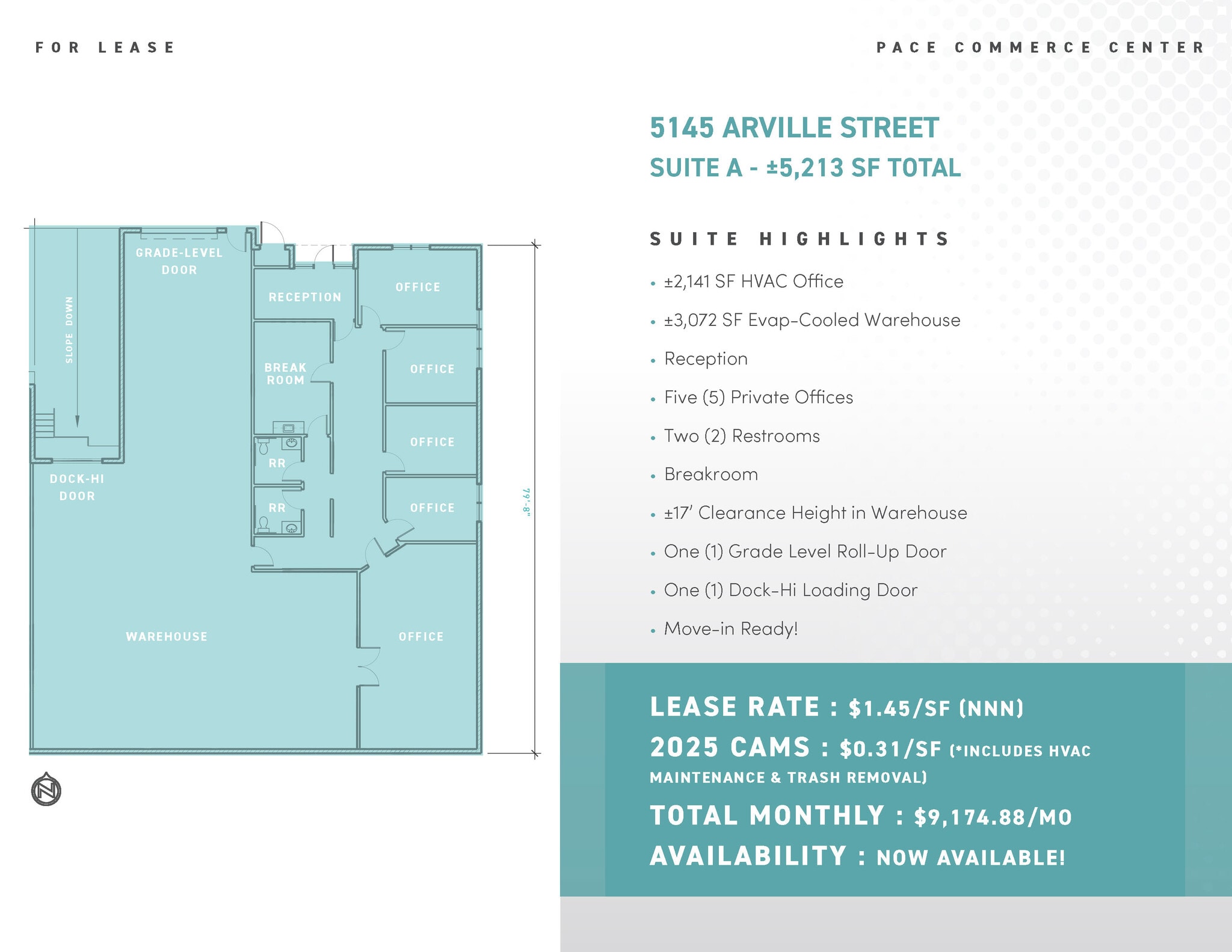 5140 Rogers St, Las Vegas, NV for lease Floor Plan- Image 1 of 1