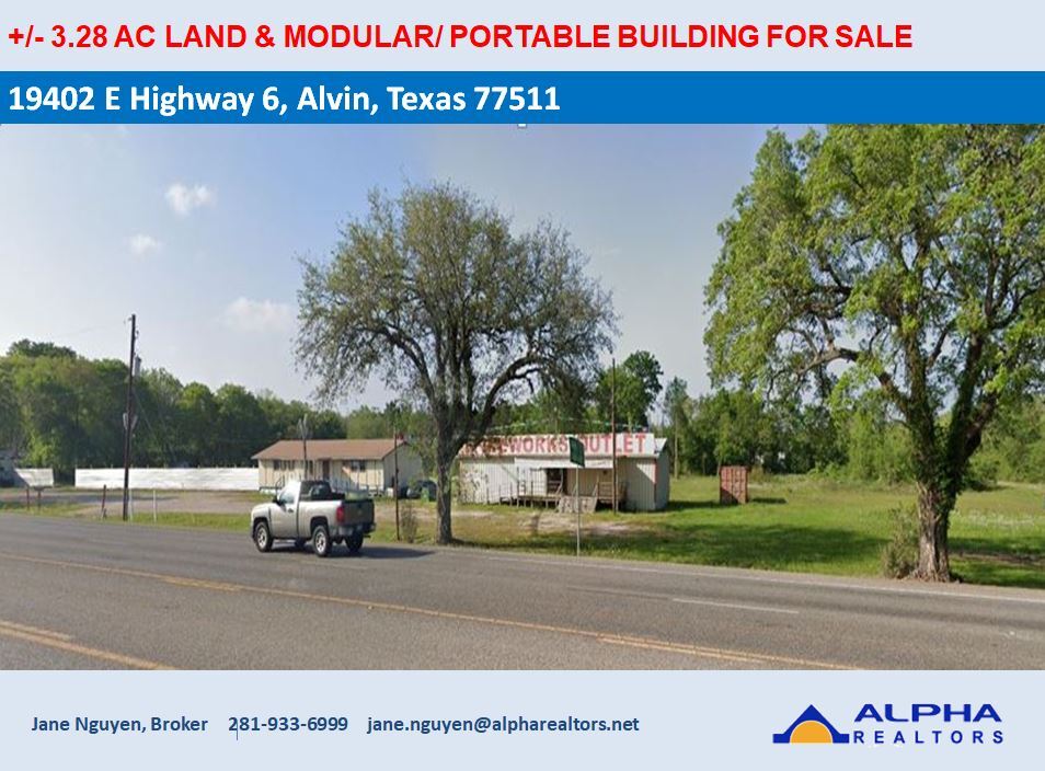 Two Portable Buildings and Land for Sale Alvin, TX for Sale