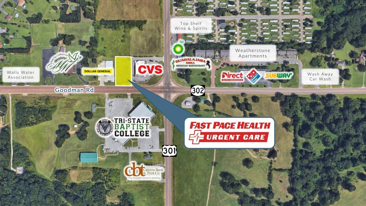 6080 Goodman Rd W, Walls, MS for sale Building Photo- Image 1 of 1