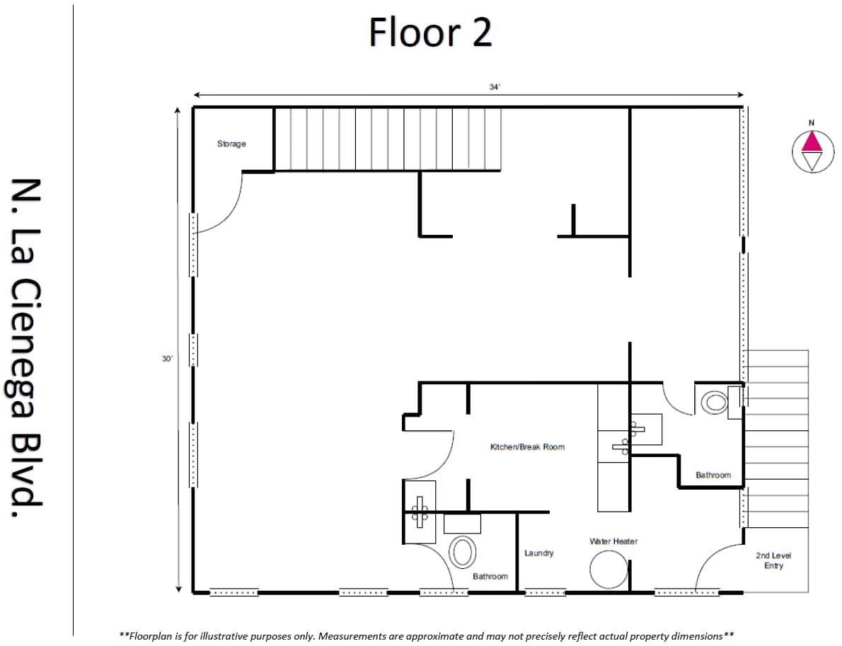 818 N La Cienega Blvd, Los Angeles, CA for lease Floor Plan- Image 1 of 1