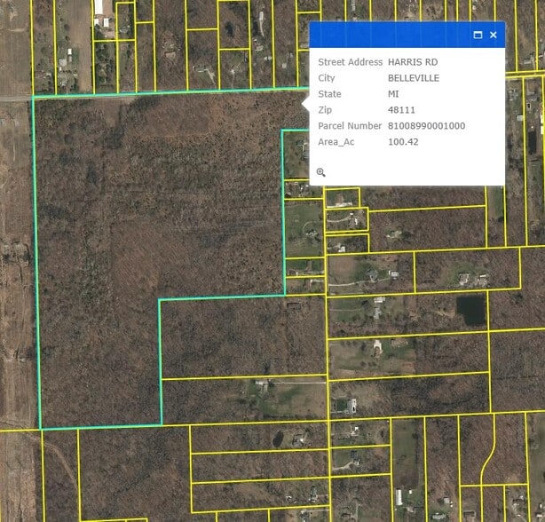 Harris Road, Belleville, MI for sale - Aerial - Image 1 of 1