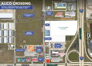 16541 Three Oaks Pky, Fort Myers, FL - AERIAL  map view