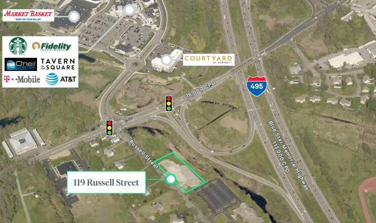 119 Russell St, Littleton, MA for lease Aerial- Image 1 of 2