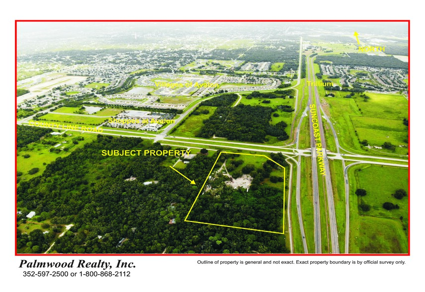 County Line Rd, Spring Hill, FL for sale - Aerial - Image 3 of 4