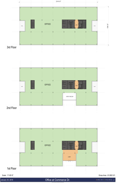 20 Commerce Dr, Shelton, CT for lease - Typical Floor Plan - Image 3 of 3