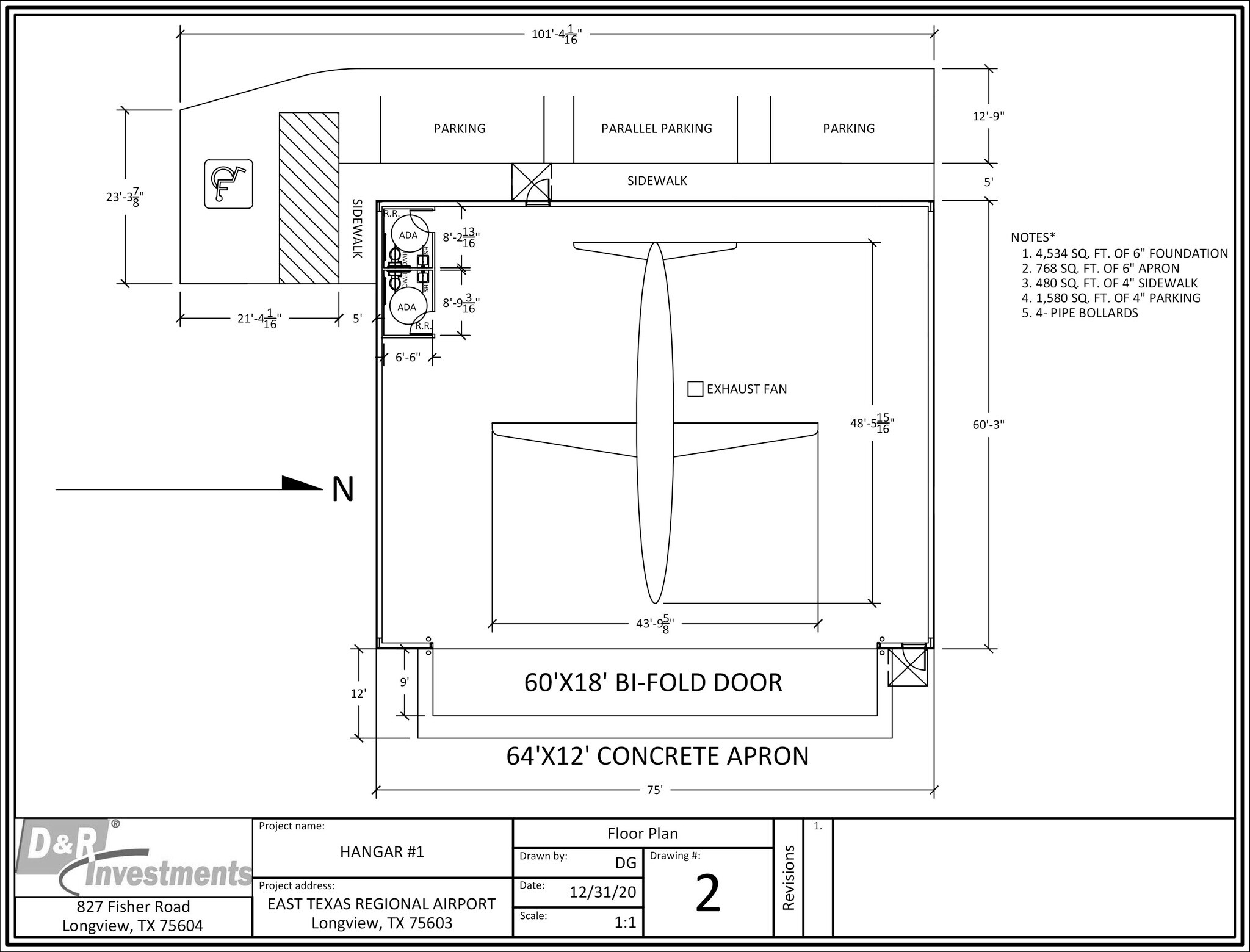 Hanger # 3 Highway 322, Longview, TX for sale Primary Photo- Image 1 of 1