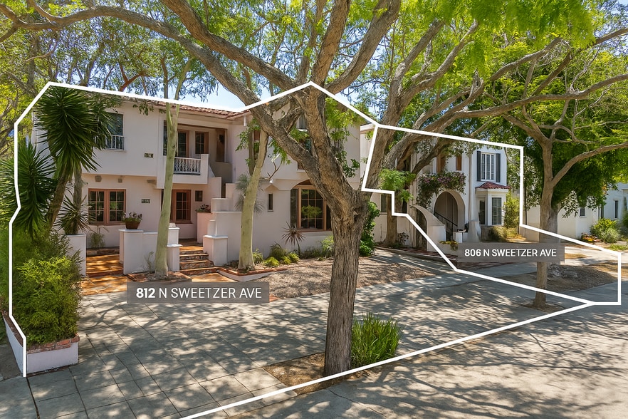 812 N Sweetzer Ave, West Hollywood, CA for sale - Building Photo - Image 2 of 3
