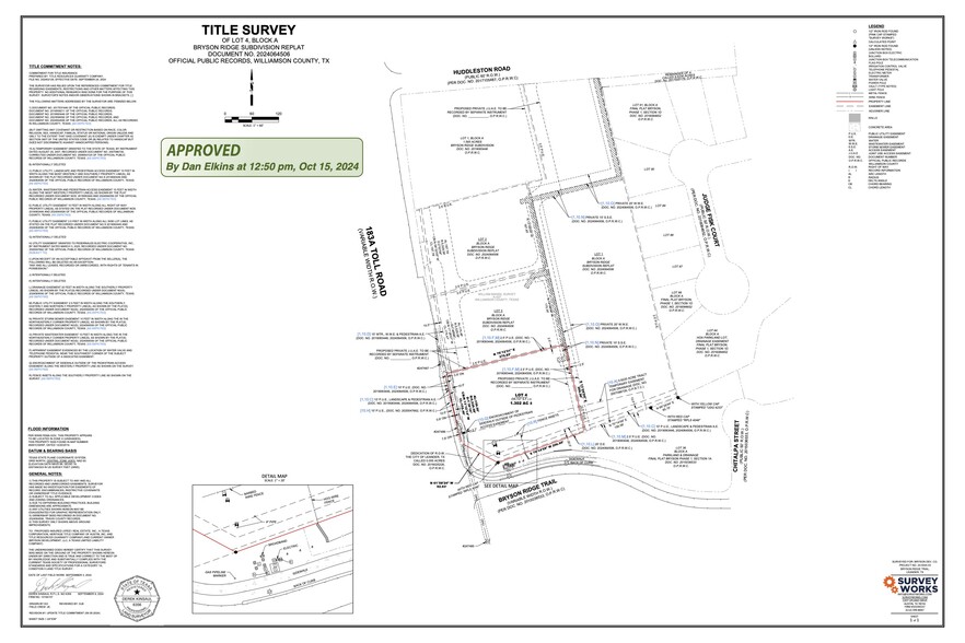 183A & Bryson Ridge Trl, Leander, TX for sale - Site Plan - Image 2 of 3