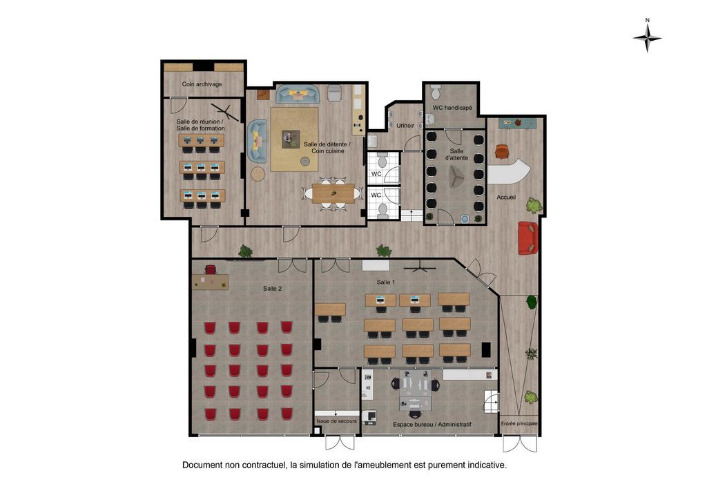 27-31 Rue De Fontarabie, Paris, PAR 75020 - Unit Lot 1 - - Floor Plan - Image 1 of 7