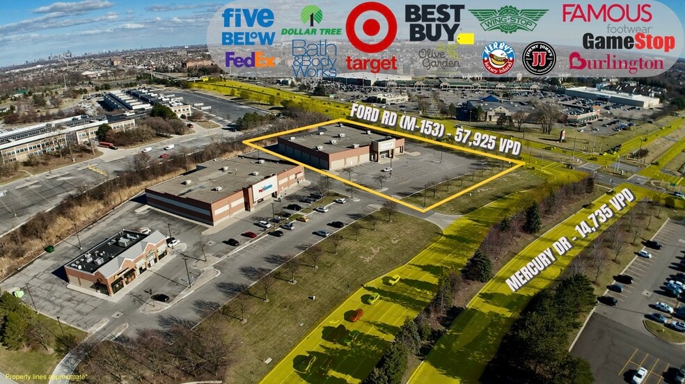 5600-5700 Mercury Dr, Dearborn, MI for lease - Building Photo - Image 3 of 7