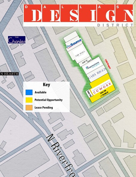 1500 Dragon St, Dallas, TX for lease - Site Plan - Image 1 of 5