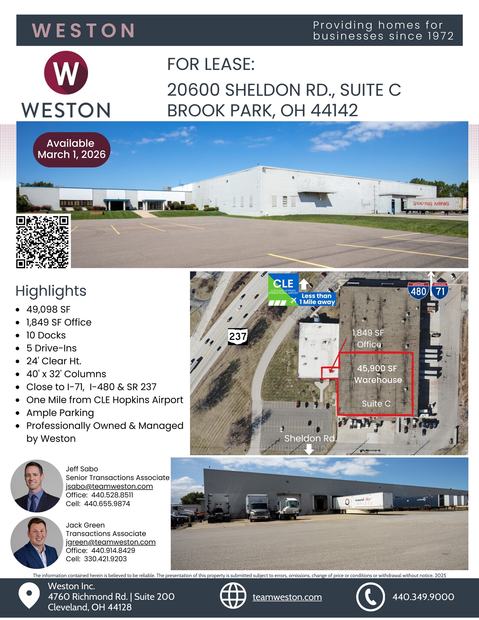 20600 Sheldon Rd, Brook Park, OH for lease Site Plan- Image 1 of 4