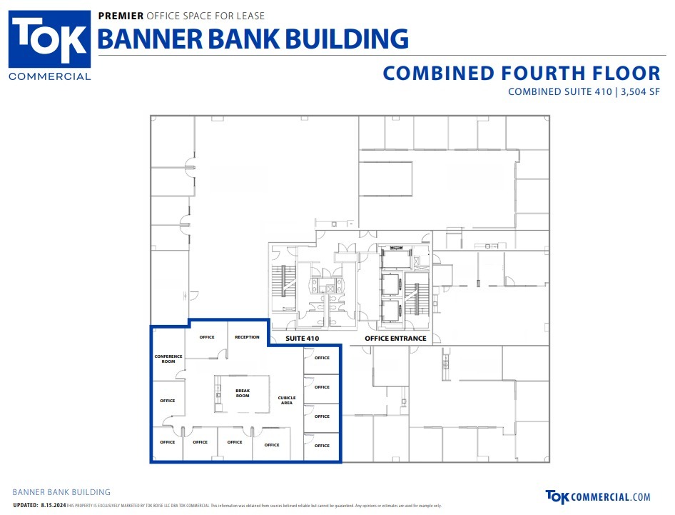 950 W Bannock St, Boise, ID for lease Floor Plan- Image 1 of 1