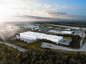 Crois J A Bombardier, Salaberry-de-valleyfield, QC - aerial  map view