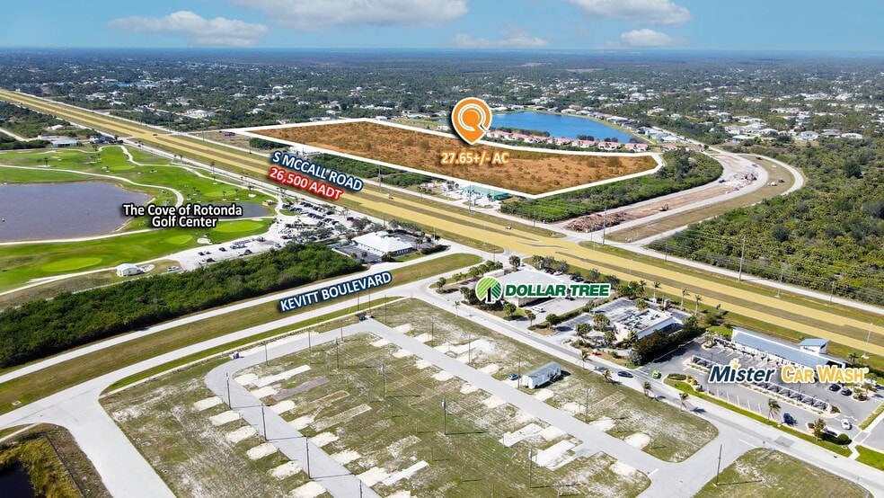 7056 David Blvd, Port Charlotte, FL for sale - Aerial - Image 2 of 5