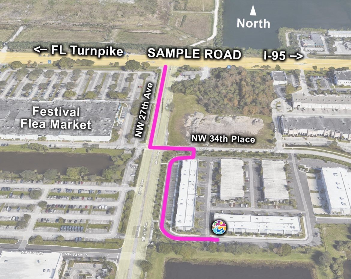 3420 NW 27th Ave, Pompano Beach, FL for lease Aerial- Image 1 of 14