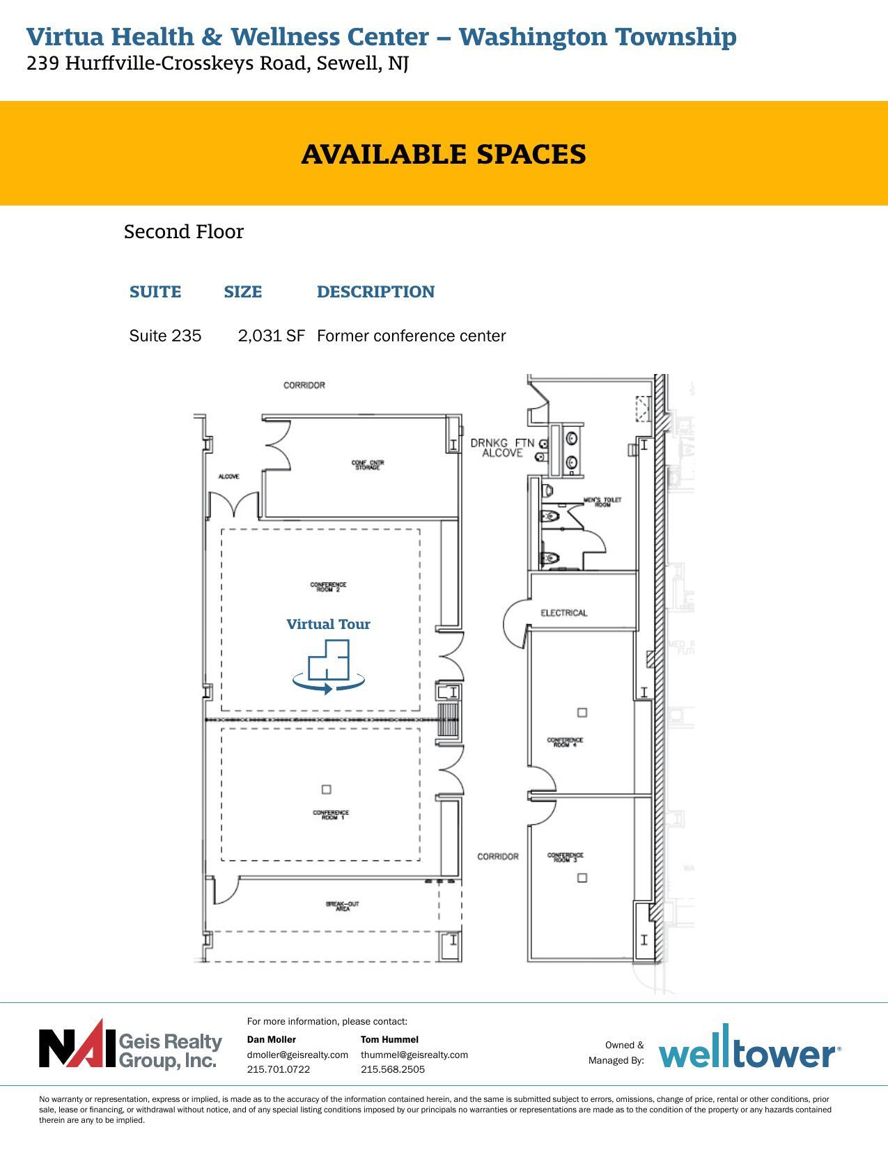 239 Hurffville Crosskeys Rd, Sewell, NJ for lease Floor Plan- Image 1 of 1