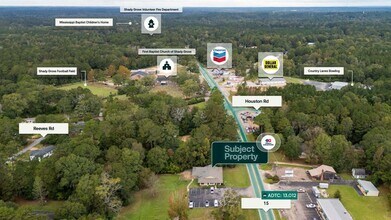 4412 Highway 15 N, Laurel, MS - AERIAL  map view - Image1