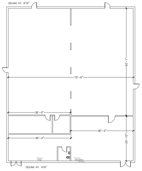 704-708 N Gilbert St, Danville, IL for lease - Floor Plan - Image 3 of 6