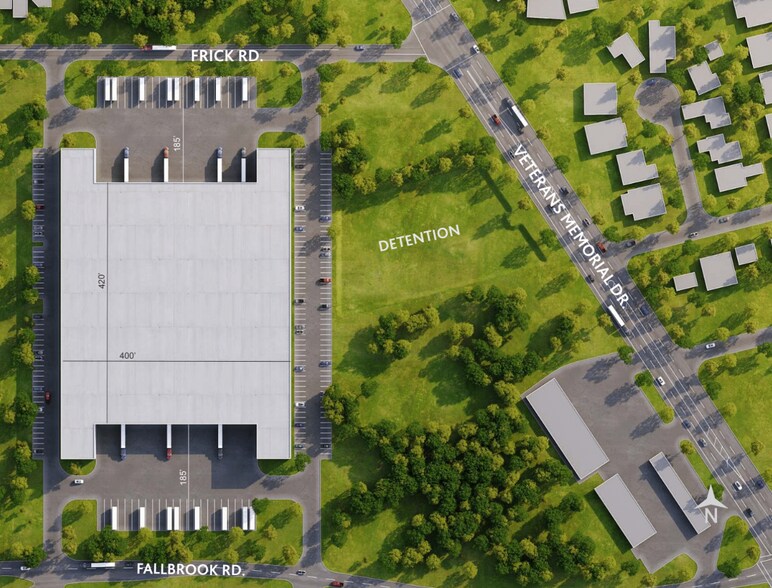 0 Fallbrook Rd, Frick Rd & Veterans Pkwy N rd, Houston, TX for lease - Site Plan - Image 2 of 2