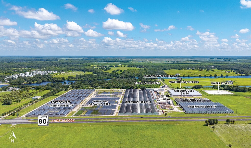 22341 Palm Beach Blvd, Alva, FL for sale - Aerial - Image 3 of 12