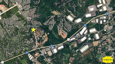 2162 Highway 211 NW, Braselton, GA - AERIAL  map view - Image1
