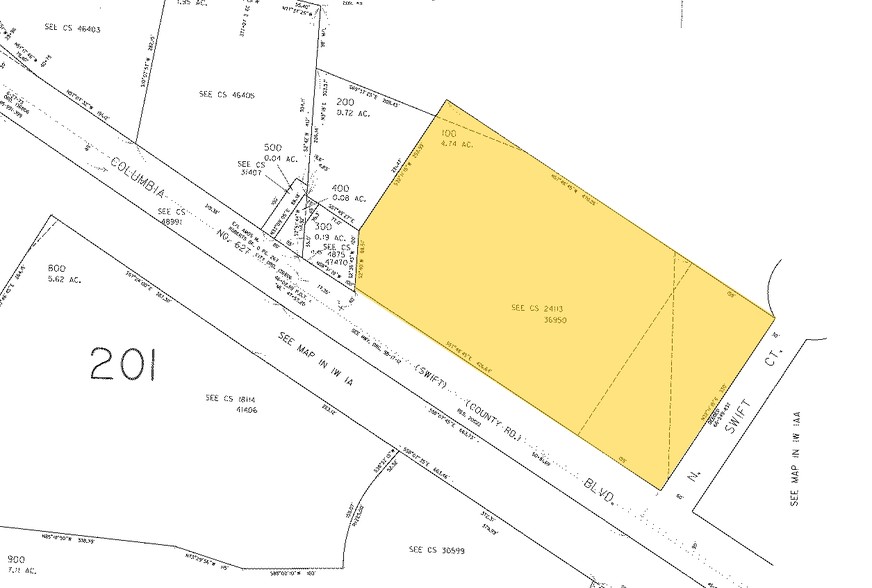 8545-8611 N Columbia Blvd, Portland, OR for lease - Plat Map - Image 2 of 8