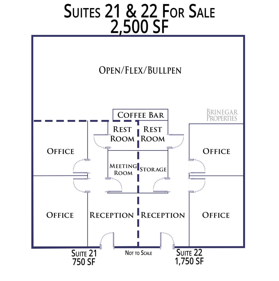 2851 Joe Dimaggio Blvd, Round Rock, TX 78665 - Unit 21-22 -  - Floor Plan - Image 1 of 8