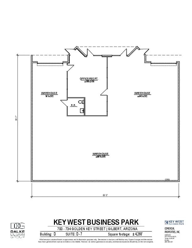 700 N Golden Key St, Gilbert, AZ for lease Floor Plan- Image 1 of 1