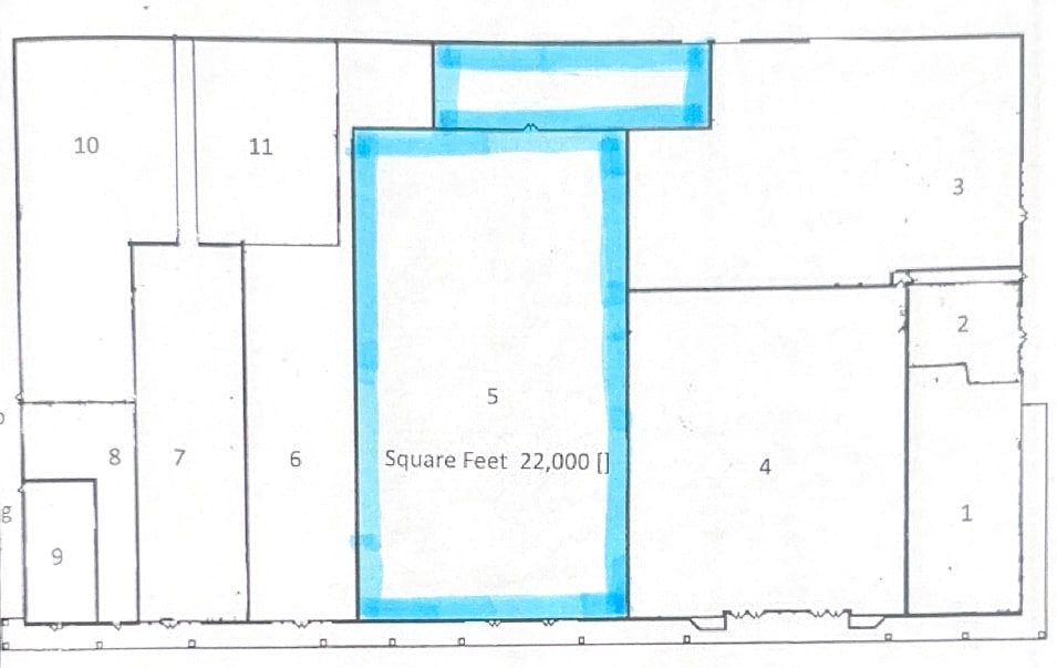 1711-1725 Knight Ave, Waycross, GA for lease Floor Plan- Image 1 of 1