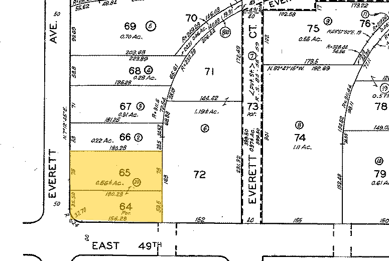 4820 Everett Ave, Vernon, CA for sale - Plat Map - Image 1 of 1