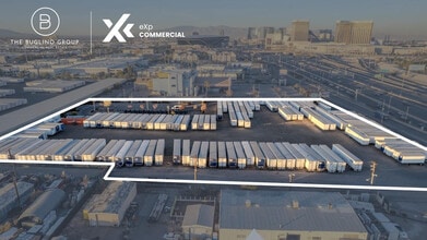 SW Dean Martin Dr & Ponderosa Way, Las Vegas, NV - AERIAL  map view