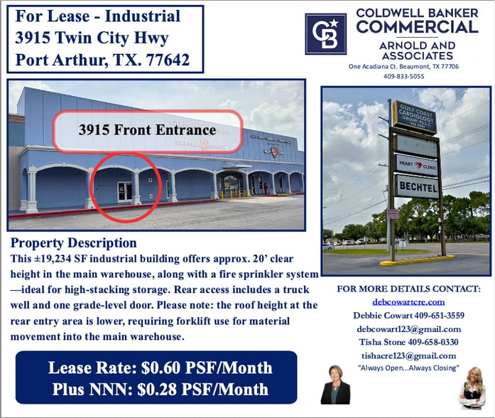 3719-3931 N Twin City Hwy, Port Arthur, TX for lease - Building Photo - Image 1 of 7