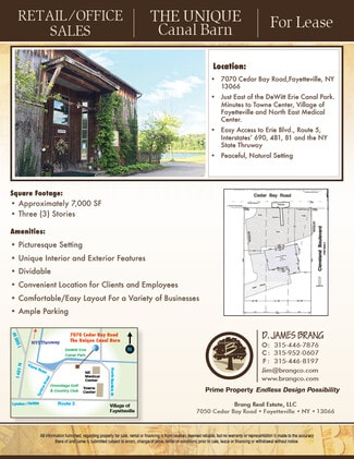 More details for 7070 Cedar Bay Rd, Fayetteville, NY - Retail for Lease