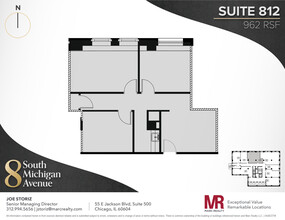 8 S Michigan Ave, Chicago, IL for lease Floor Plan- Image 1 of 6