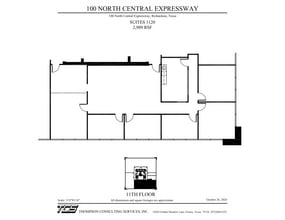 100 N Central Expy, Richardson, TX for lease Floor Plan- Image 1 of 1