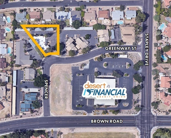 1108 E Greenway St, Mesa, AZ for lease - Aerial - Image 2 of 3