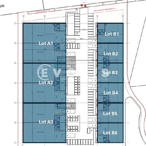 Flex in Wissous for lease - Site Plan - Image 3 of 4