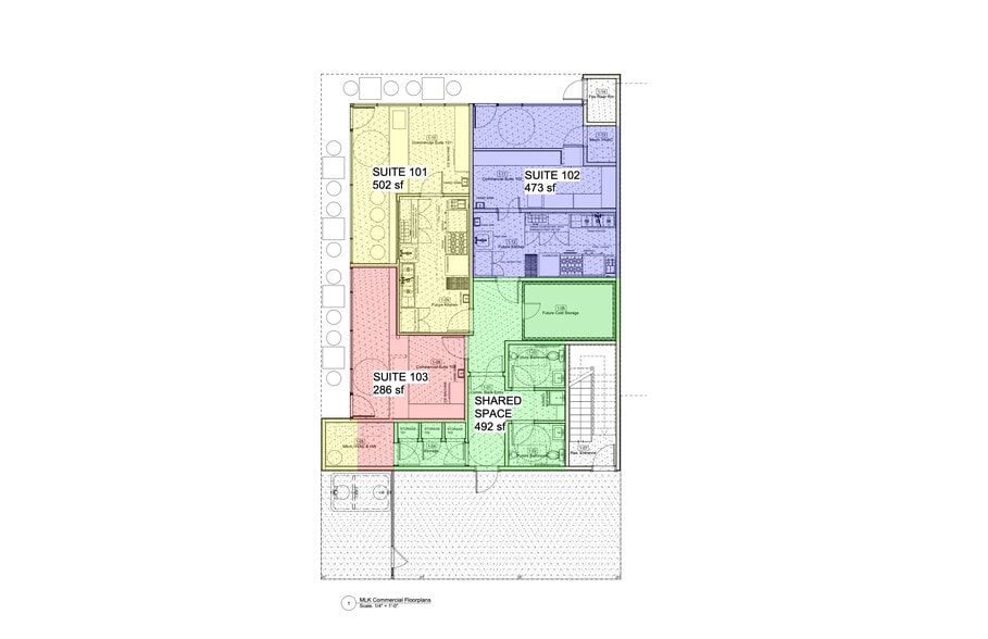 1701 E Martin Luther King Jr Blvd, Austin, TX for lease - Site Plan - Image 2 of 8