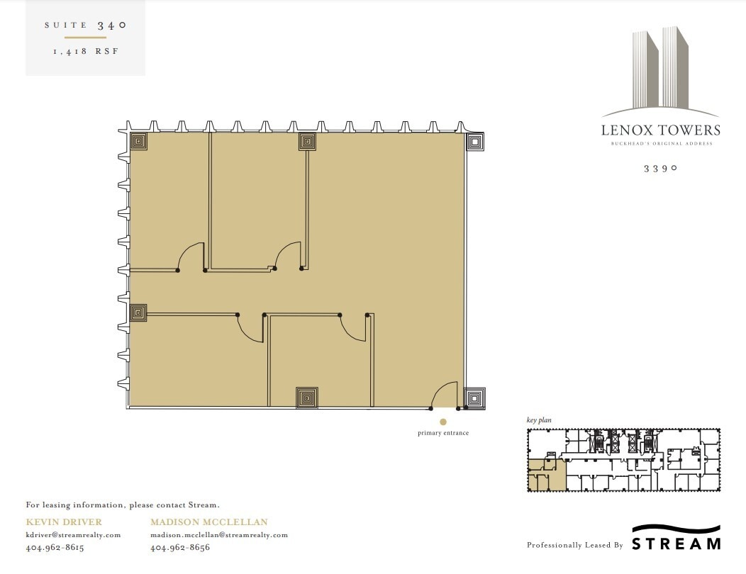 3400 Peachtree Rd NE, Atlanta, GA for lease Floor Plan- Image 1 of 1