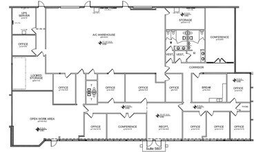 5801-5821 N Andrews Way, Fort Lauderdale, FL for lease Floor Plan- Image 1 of 1