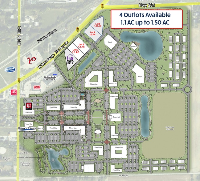 5917 W Broadway, McCordsville, IN for lease - Building Photo - Image 1 of 3