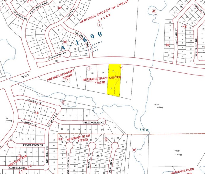 4200 Heritage Trace Pky, Keller, TX for lease - Plat Map - Image 3 of 3