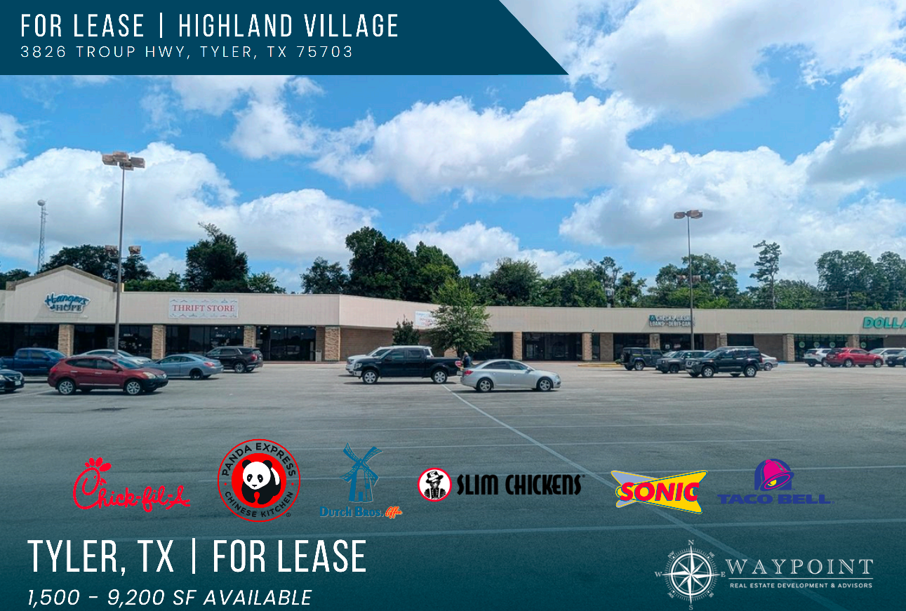 3826-3900 Troup Hwy, Tyler, TX for lease Building Photo- Image 1 of 13
